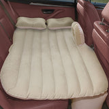 SOGA 2X Beige Stripe Inflatable Car Mattress Portable Camping Rest Air Bed Travel Compact Sleeping Kit Essentials - Cafe Supply