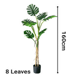 SOGA 160cm Green Artificial Indoor Turtle Back Tree Fake Fern Plant Decorative - Cafe Supply