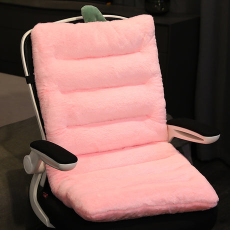 SOGA 2X Pink One Piece Strawberry Cushion Office Sedentary Butt Mat Back Waist Chair Support Home Decor - Cafe Supply