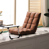 SOGA Coffee Lounge Floor Recliner Adjustable Gaming Sofa Bed Foldable Indoor Outdoor Backrest Seat Home Office Decor - Cafe Supply