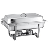 SOGA 9L Stainless Steel Chafing Food Warmer Catering Dish Full Size - Cafe Supply