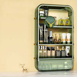 SOGA 2X Green Multi Tier Cosmetic Storage Rack Bathroom Vanity Tray Display Stand Organiser - Cafe Supply