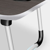 SOGA 2X Black Portable Bed Table Adjustable Foldable Bed Sofa Study Table Laptop Mini Desk Breakfast Tray Home Decor - Cafe Supply