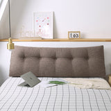 SOGA 2X 180cm Coffee Triangular Wedge Bed Pillow Headboard Backrest Bedside Tatami Cushion Home Decor - Cafe Supply