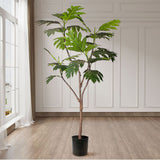 SOGA 2X 180cm Artificial Natural Green Split-Leaf Philodendron Tree Fake Tropical Indoor Plant Home Office Decor - Cafe Supply