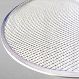 SOGA 2X 8-inch Round Seamless Aluminium Nonstick Commercial Grade Pizza Screen Baking Pan - Cafe Supply