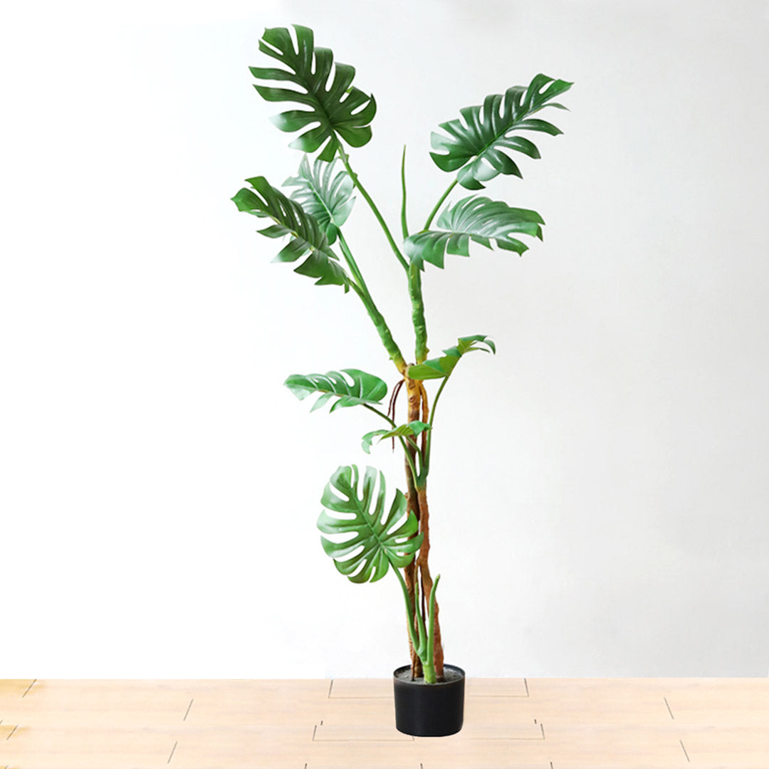 SOGA 4X 175cm Green Artificial Indoor Turtle Back Tree Fake Fern Plant Decorative - Cafe Supply