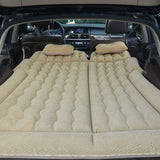 SOGA 2X Beige Inflatable Car Boot Mattress Portable Camping Air Bed Travel Sleeping Essentials - Cafe Supply