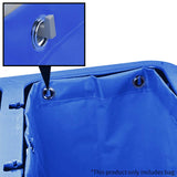 SOGA Oxford Waterproof Reusable Janitor Housekeeping Cart Replacement Bag Blue - Cafe Supply