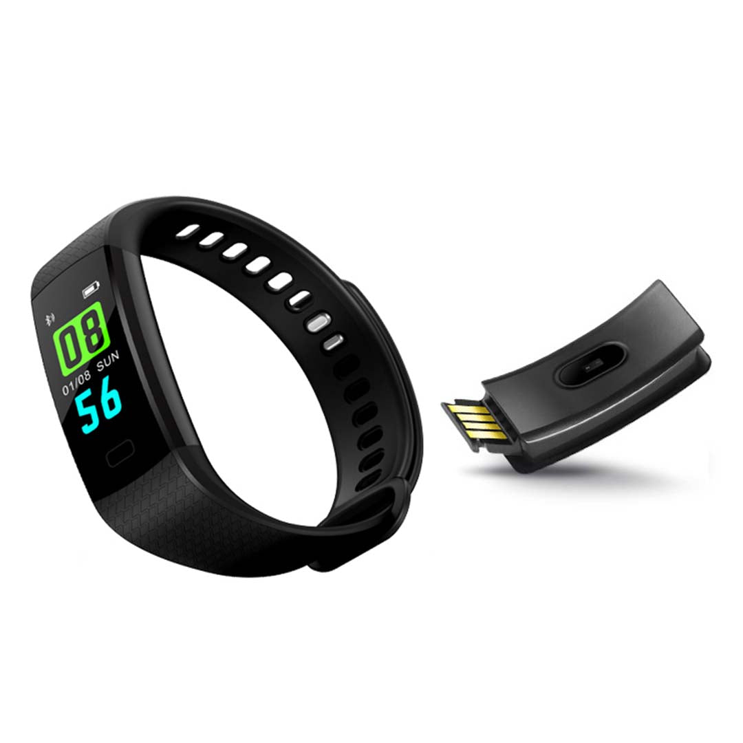 SOGA 2X Sport Smart Watch Health Fitness Wrist Band Bracelet Activity Tracker Purple - Cafe Supply