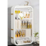 SOGA White Multi Tier Cosmetic Storage Rack Bathroom Vanity Tray Display Stand Organiser - Cafe Supply