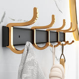 SOGA 41cm Wall Mounted Towel Rack Space-Saving Hanger Organiser with Durable Hooks - Cafe Supply