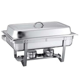 SOGA 2X 3L Triple Tray Stainless Steel Chafing Food Warmer Catering Dish - Cafe Supply