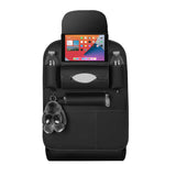 SOGA PVC Leather Car Back Seat Storage Bag Multi-Pocket Organizer Backseat and iPad Mini Holder Black - Cafe Supply