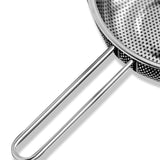 SOGA Stainless Steel Perforated Colander Fine Mesh Net Food Strainer Basket with Handle Skimmer Sieve Set - Cafe Supply