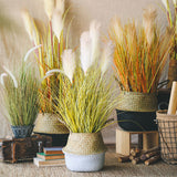 SOGA 4X 137cm Artificial Indoor Potted Reed Bulrush Grass Tree Fake Plant Simulation Decorative
