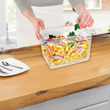 SOGA 200mm Clear Gastronorm GN Pan 1/2 Food Tray Storage Bundle of 6 - Cafe Supply