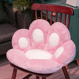 SOGA 2X Pink Paw Shape Cushion Warm Lazy Sofa Decorative Pillow Backseat Plush Mat Home Decor - Cafe Supply