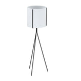 SOGA 2X 70cm Tripod Flower Pot Plant Stand with White Flowerpot Holder Rack Indoor Display - Cafe Supply