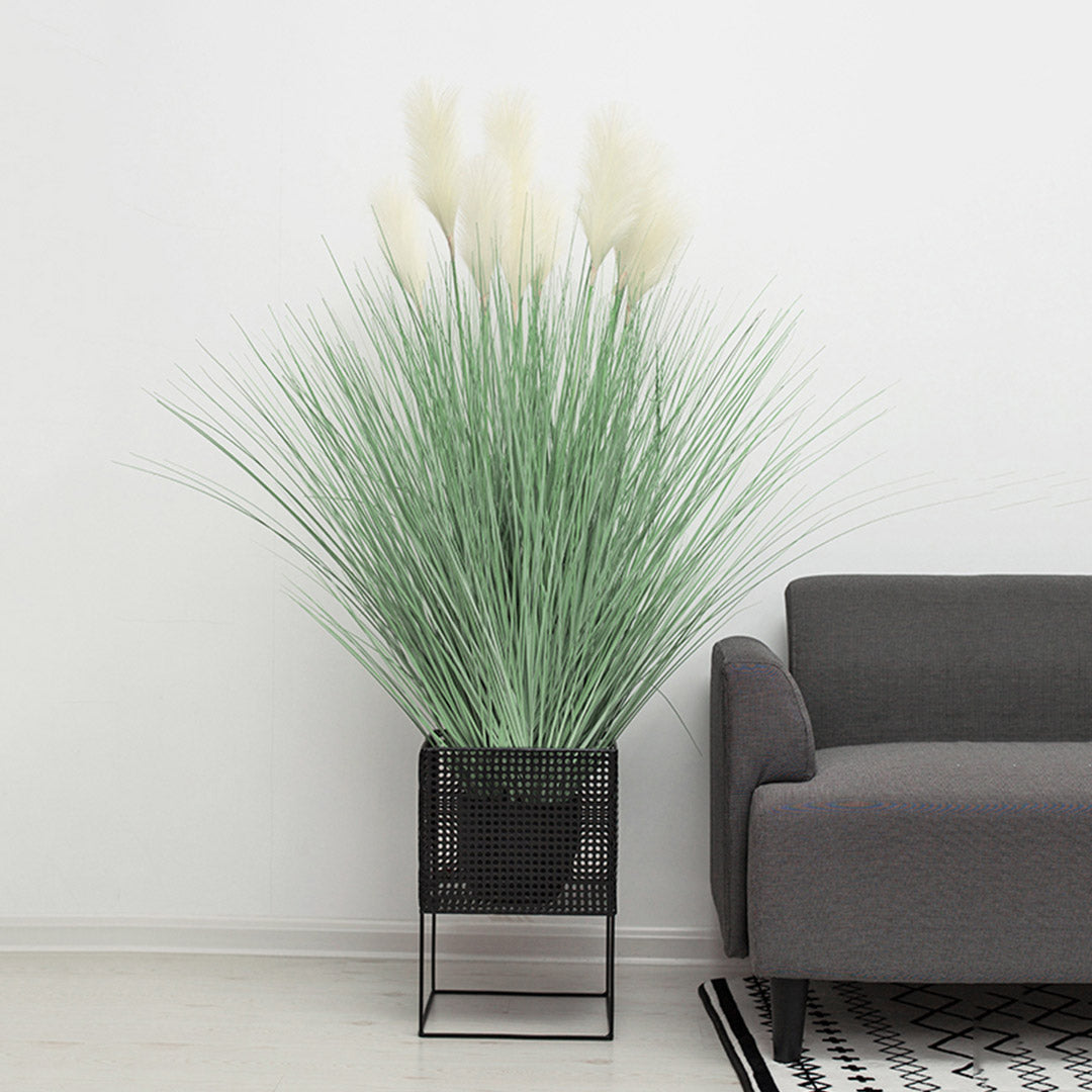 SOGA 2X 137cm Green Artificial Indoor Potted Bulrush Grass Tree Fake Plant Simulation Decorative - Cafe Supply