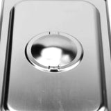 SOGA 2X Gastronorm GN Pan Lid Full Size 1/3 Stainless Steel Tray Top Cover - Cafe Supply