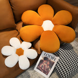 SOGA Coffee Daisy Flower Shape Cushion Soft Leaning Bedside Pad Floor Plush Pillow Home Decor - Cafe Supply