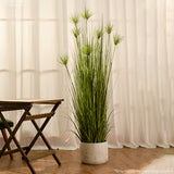 SOGA 2X 150cm Green Artificial Indoor Potted Papyrus Plant Tree Fake Simulation Decorative - Cafe Supply