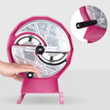 SOGA 2X Commercial Manual Vegetable Fruit Slicer Kitchen Cutter Machine Pink - Cafe Supply