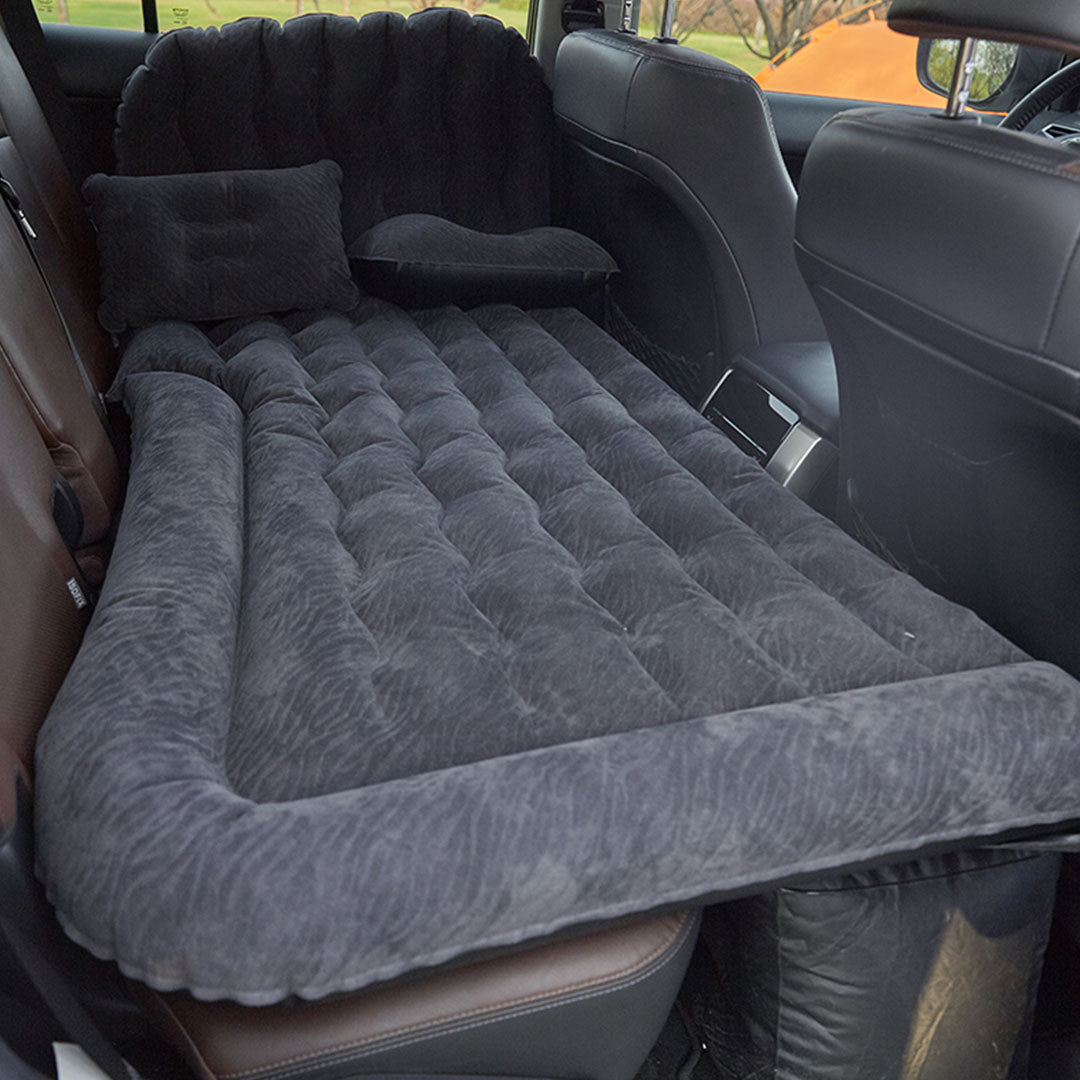 SOGA 2X Black Inflatable Car Boot Mattress Portable Camping Air Bed Travel Sleeping Essentials - Cafe Supply