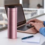 SOGA 2X 500ML Stainless Steel Smart LCD Thermometer Display Bottle Vacuum Flask Thermos Rose Gold - Cafe Supply