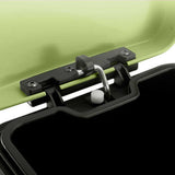 SOGA 2X 12L Foot Pedal Stainless Steel Rubbish Recycling Garbage Waste Trash Bin Square Green - Cafe Supply