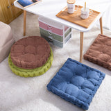 SOGA 2X Coffee Round Cushion Soft Leaning Plush Backrest Throw Seat Pillow Home Office Decor - Cafe Supply