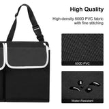 SOGA 2X Oxford Cloth Car Storage Trunk Organiser Backseat Multi-Purpose Interior Accessories Black - Cafe Supply