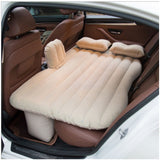 SOGA 2X Beige Stripe Inflatable Car Mattress Portable Camping Rest Air Bed Travel Compact Sleeping Kit Essentials - Cafe Supply