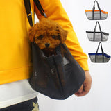 SOGA 2X Black Pet Carrier Bag Breathable Net Mesh Tote Pouch Dog Cat Travel Essentials - Cafe Supply