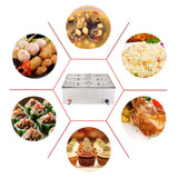 SOGA 2X Stainless Steel 2 X 1/2 GN Pan Electric Bain-Marie Food Warmer with Lid - Cafe Supply