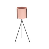 SOGA 2X 70cm Tripod Flower Pot Plant Stand with Pink Flowerpot Holder Rack Indoor Display - Cafe Supply