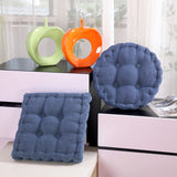 SOGA 2X Blue Square Cushion Soft Leaning Plush Backrest Throw Seat Pillow Home Office Decor - Cafe Supply