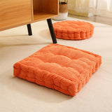 SOGA 2X Orange Square Cushion Soft Leaning Plush Backrest Throw Seat Pillow Home Office Decor - Cafe Supply
