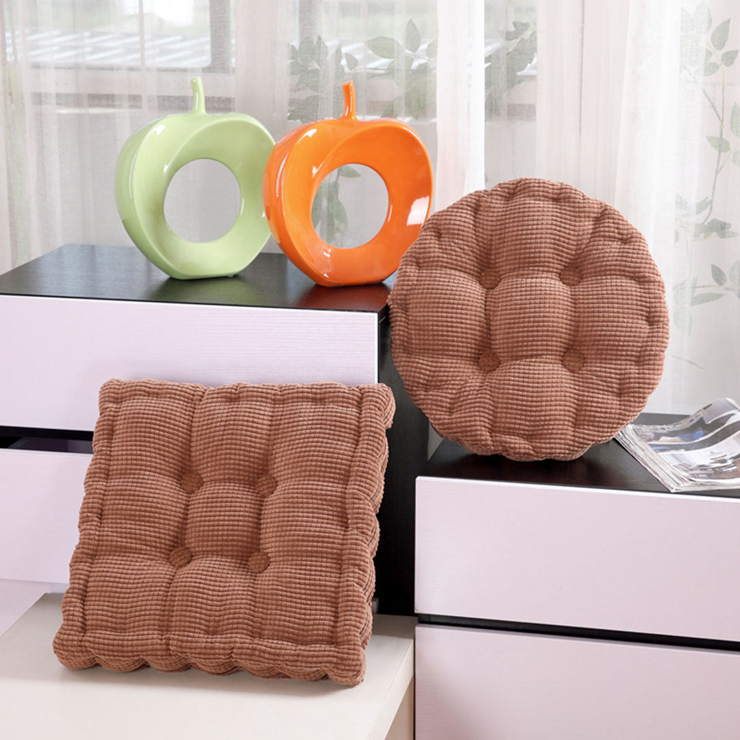 SOGA Coffee Square Cushion Soft Leaning Plush Backrest Throw Seat Pillow Home Office Decor - Cafe Supply