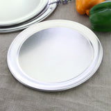 SOGA 6X 12-inch Round Aluminum Steel Pizza Tray Home Oven Baking Plate Pan - Cafe Supply