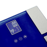 SOGA Digital Electronic LCD Bathroom Body Fat Scale Weighing Scales Weight Monitor Black/Blue - Cafe Supply