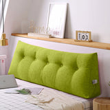 SOGA 2X 180cm Green Triangular Wedge Bed Pillow Headboard Backrest Bedside Tatami Cushion Home Decor - Cafe Supply