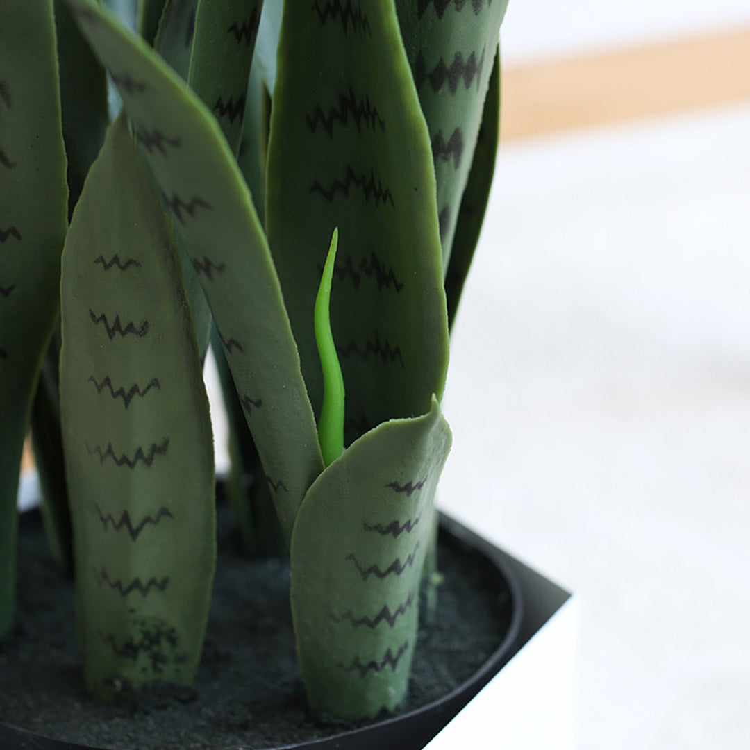 SOGA 2X 97cm Artificial Indoor Snake Sansevieria Plant Fake Decoration Tree Flower Pot - Cafe Supply