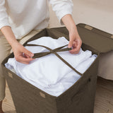 SOGA Coffee Large Collapsible Laundry Hamper Storage Box Foldable Canvas Basket Home Organiser Decor - Cafe Supply