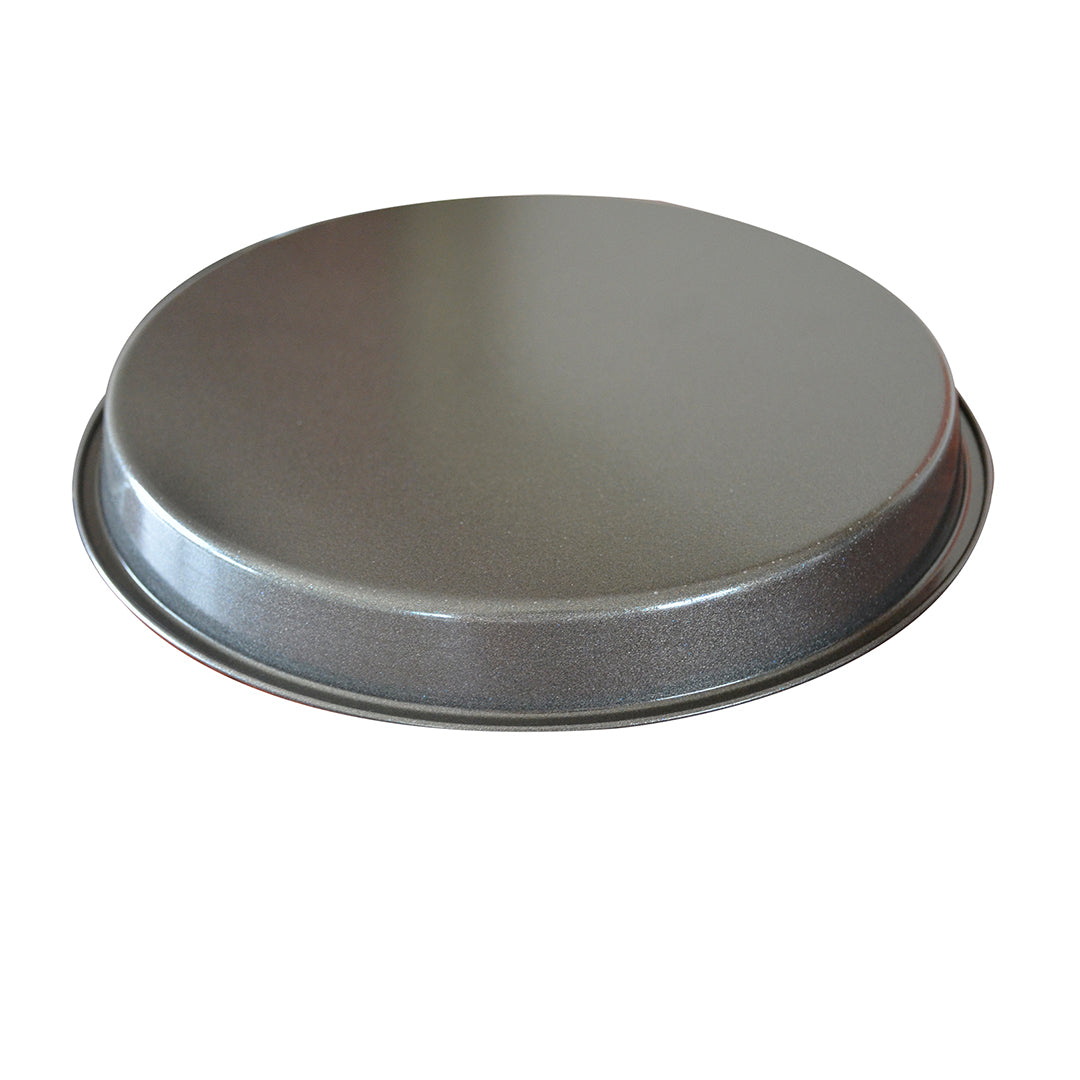 SOGA 2X 8-inch Round Black Steel Non-stick Pizza Tray Oven Baking Plate Pan - Cafe Supply