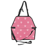 SOGA 2X Waterproof Pet Booster Car Seat Breathable Mesh Safety Travel Portable Dog Carrier Bag Pink - Cafe Supply