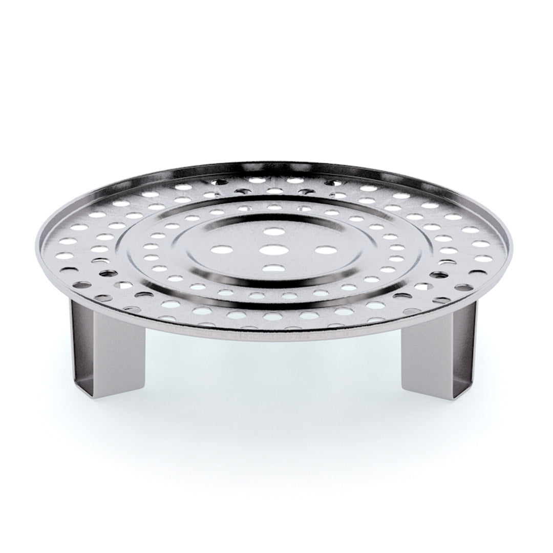 SOGA 2X 43cm Stainless Steel Steamer Insert Stock Pot Steaming Rack Stockpot Tray - Cafe Supply