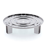 SOGA 2X 43cm Stainless Steel Steamer Insert Stock Pot Steaming Rack Stockpot Tray - Cafe Supply