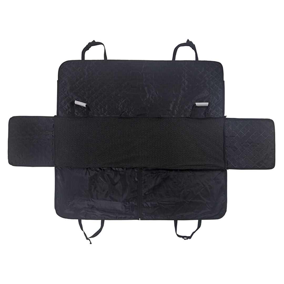 SOGA 2X 600D Oxford Cloth Waterproof Dog Car Cover Back Seat Protector Hammock Non-Slip Pet Mat Black - Cafe Supply